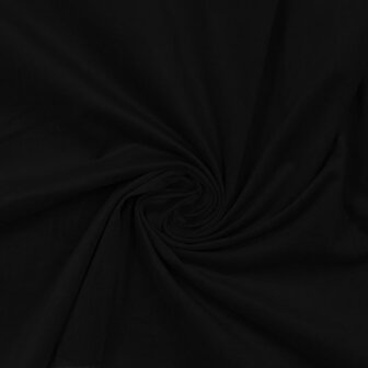 Fluweel effen - Zwart 9