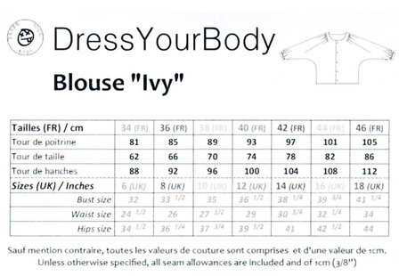 Dress your body - Ivy blouse