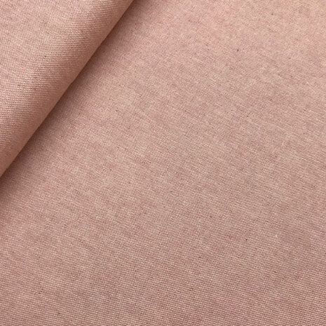 Gerecycleerd canvas - Roze chambray
