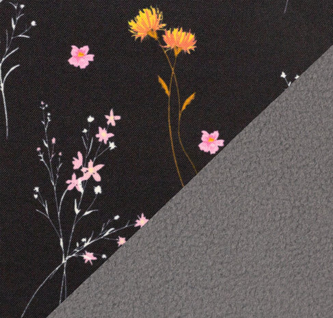 Softshell - Fragiele bloemenstengel in de nacht