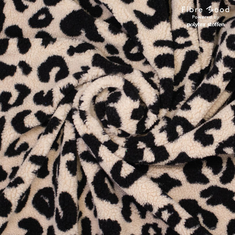 Teddy fibremood - Leopard zwartbeige
