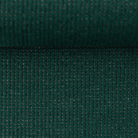 Sweater - Doubleface groen grijs gemeleerd