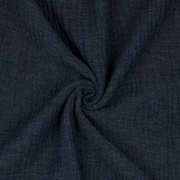 Tetradoek - Melange marineblauw