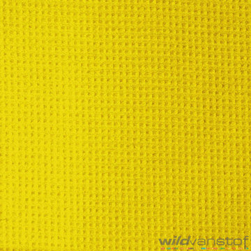 Wafelbadstof - Geel 35