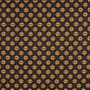 Bloezenstof - Bloemenraster marine en geel-2