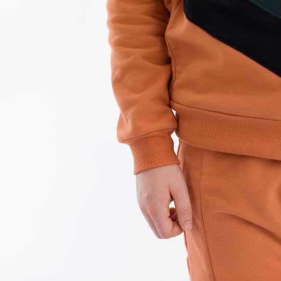 Boordstof - Playtime Autumn leaf brown-4