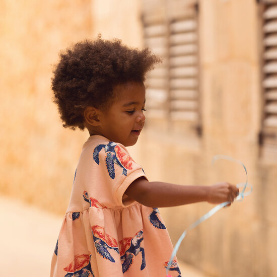 Boordstof - Playtime peach parfait-4