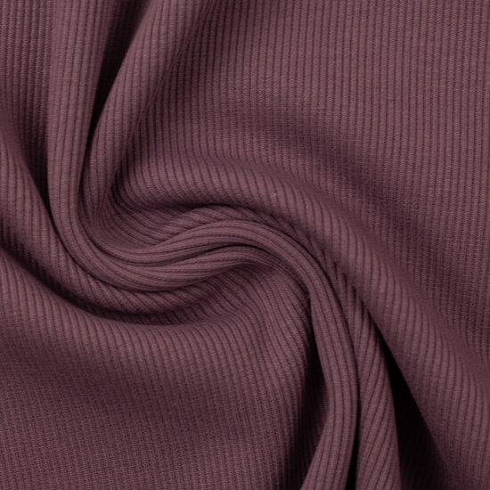 Boordstof- Fijne ribbel paars-2