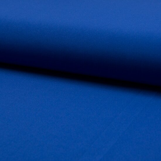 Broekstof bertha - effen koningsblauw-2