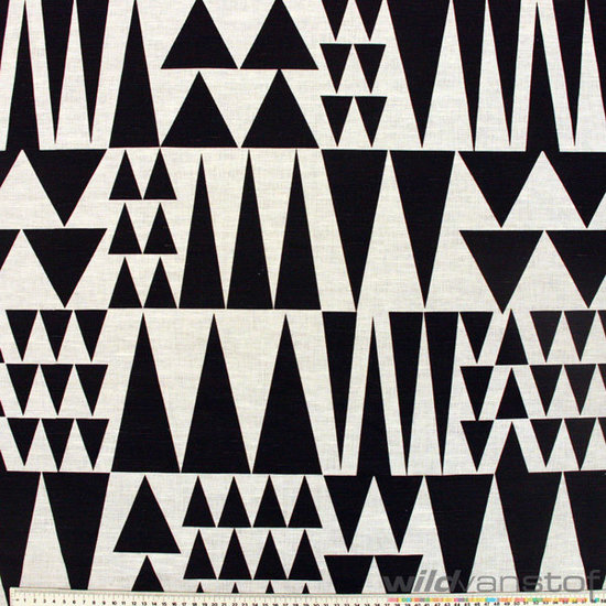 Canvas - Driehoeken zwart-2