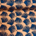 Canvas - Leaves Blue blush-2