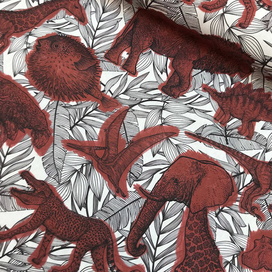 Canvas - Mix and match dieren op bladen-2