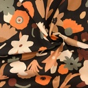 Canvas - Noorse bloemen op fins zwart-2