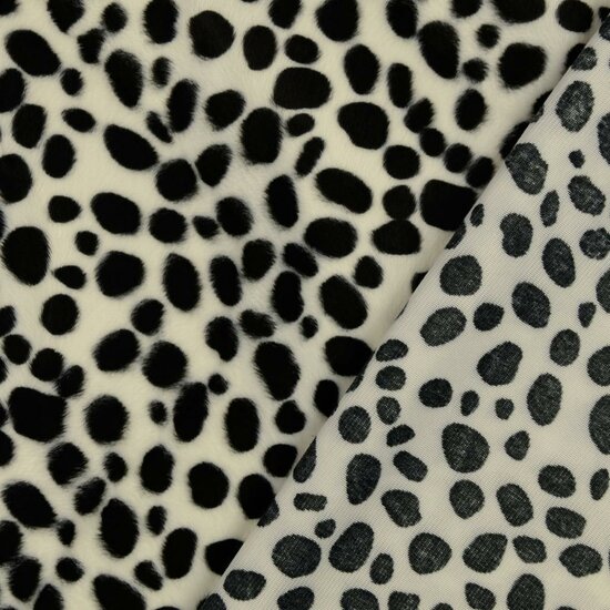 Carnaval - Pels dalmatier wit zwart-2