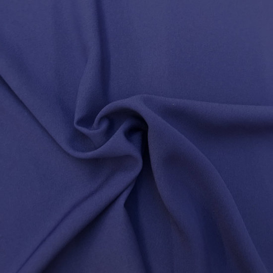 Crepe - mat glanzend koningsblauw-2