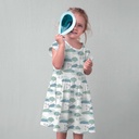 Double gauze - Eenhoorn op pastelwolk-2