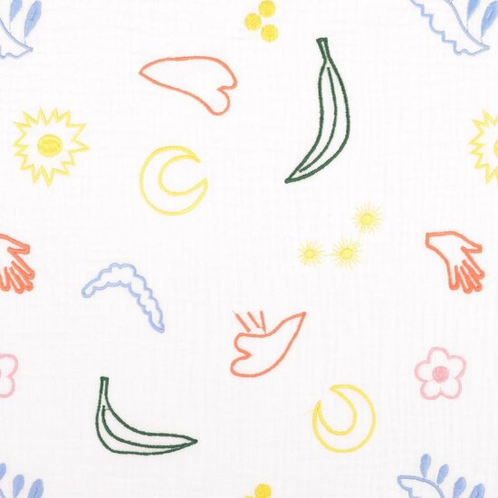 Double gauze - Geborduurd iconen-2