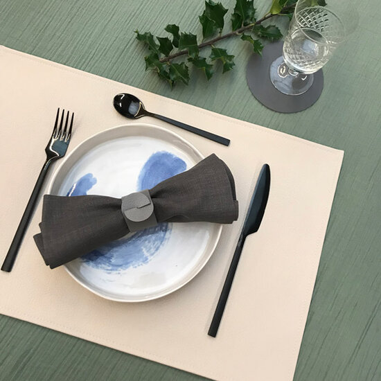 Double gauze 280 cm - khaki-3