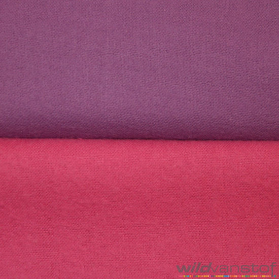 Flanel uni - Paars-2