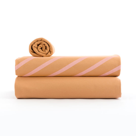 French terry - Playtime Fenugreek brown-2