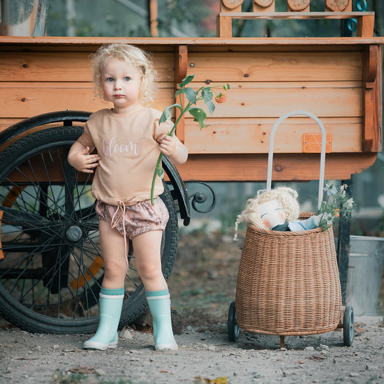 French terry - Playtime Fenugreek brown-3