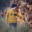 French terry - playtime harvest gold-3