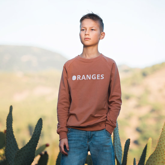 French terry - Playtime Pecan brown-2