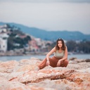 French terry - Playtime Pecan brown-3