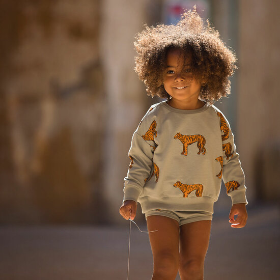 French terry - Playtime Tigers-4