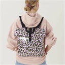 Gecoat katoen - Luipaardprint roze-2