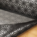 Geometrische sterren zilver-zwart-2