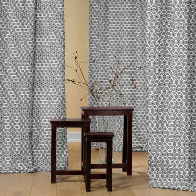 Geometrische sterren zilver-zwart-4