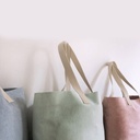 Gerecycleerd canvas - chambray groen-2