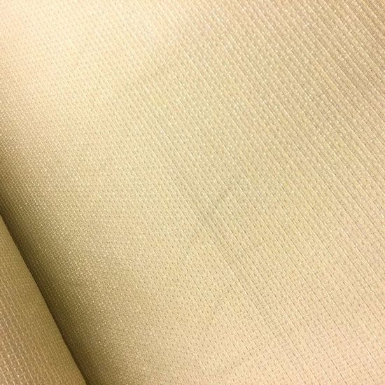 Geweven - Lichtgeel met lurex zilverdraad-2