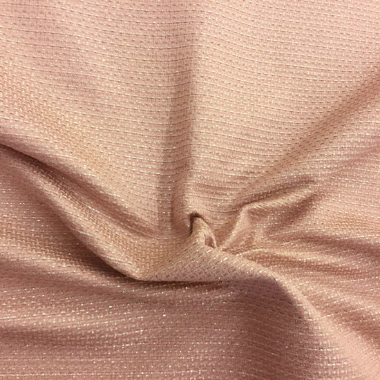 Geweven - Lichtroze met lurex zilverdraad-3
