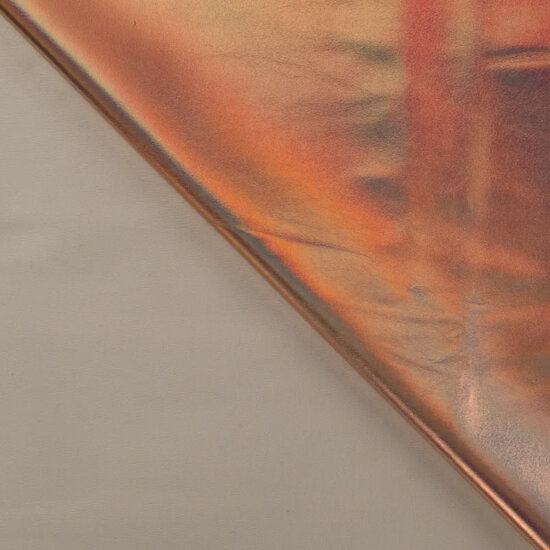 Imitatie leder - Rosé soepel stretch-2