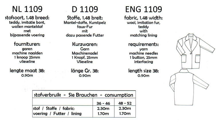 It's a fits - Mantel 1109-2