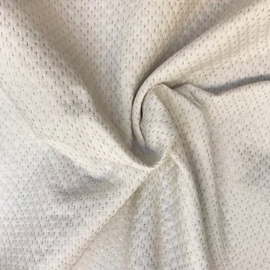 Jacquard - Ecru met gouden spikkeltjes-2