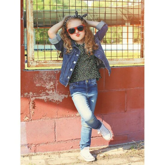 Jersey - Groene luipaard fluo print-2