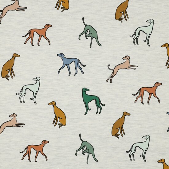 Jersey - Jachthonden op melange-2