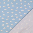 Jersey - Klein wolkje op lichtblauw-2