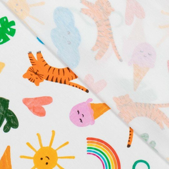 Jersey - Regenboog zon en dieren-3