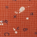 Jersey - Schoolschrift roest op raster-2