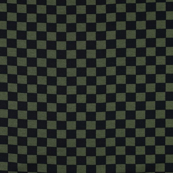 Jersey - Wafelrooster dammen legergroen-3