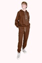 Joggingstof - chocoladebruin 155-2