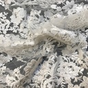 Kant - Bloemen op mesh haute ecru-4