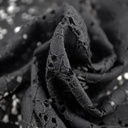 Kant - Zwart met bloemen LMV-3