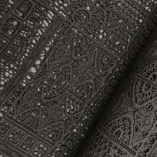 Kant - Zwart opengewerkt grof-2