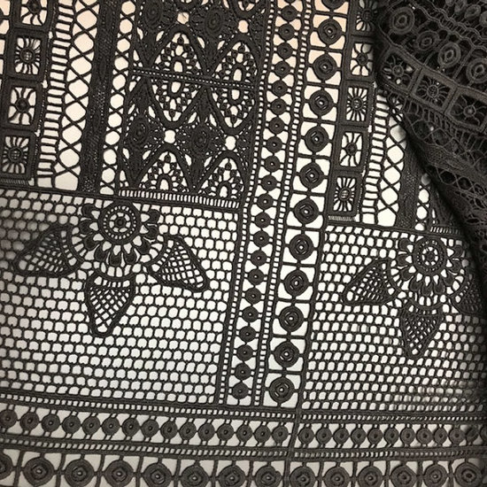 Kant - Zwart opengewerkt grof-3