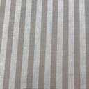 Katoen  - Strepen zand beige 18mm-2